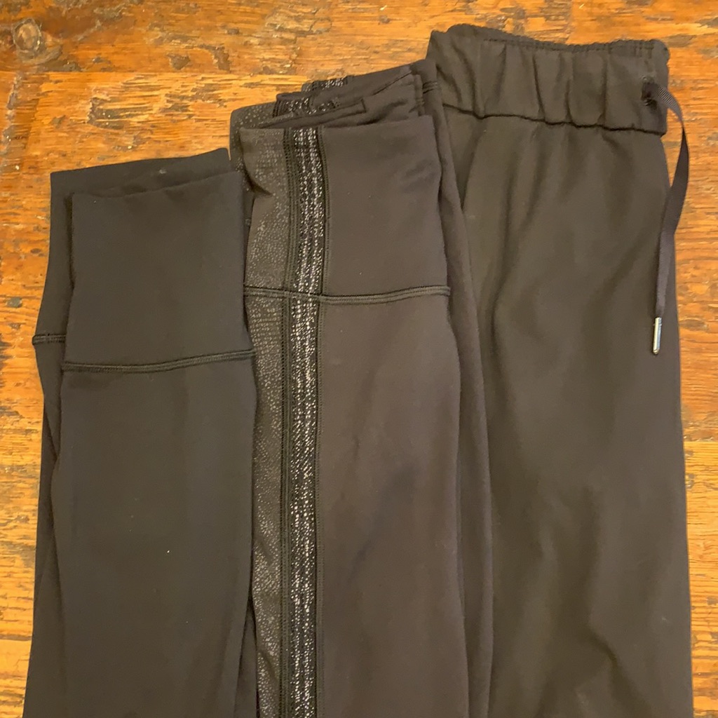 Bundle Of Three Lululemon Pants.